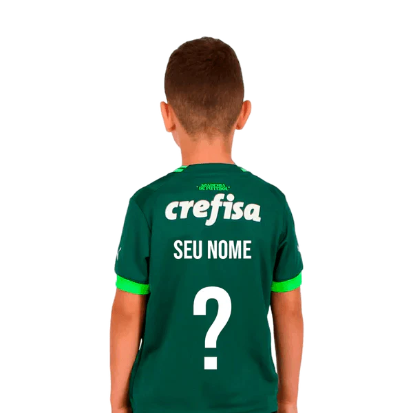 Kit Infantil Palmeiras I 2023-24  - Torcedor Puma - Patch Campeão Brasileiro 2023