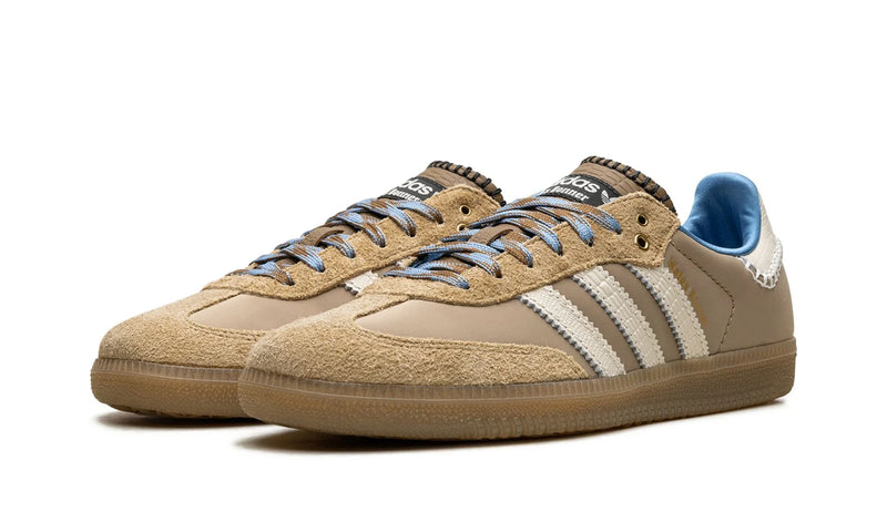 Tênis Adidas Samba x Wales Bonner "Wonder White" Bege